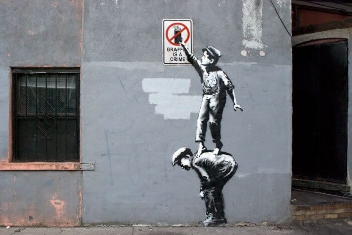 melhores artistas visuais - Banksy