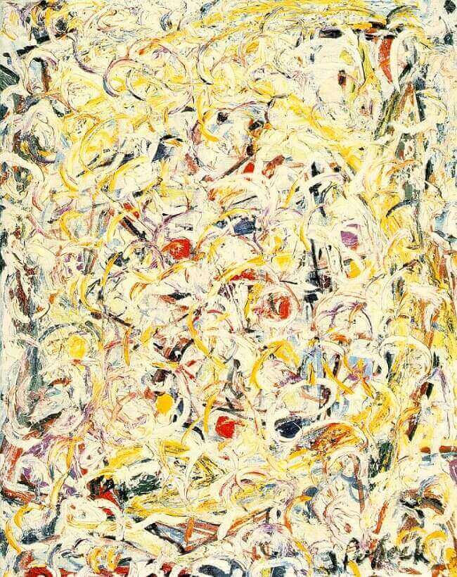 tipos de artes visuais - Shimmering Substance - Jackson Pollock