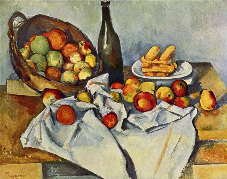 história da Pintura - Cesta - Cezanne