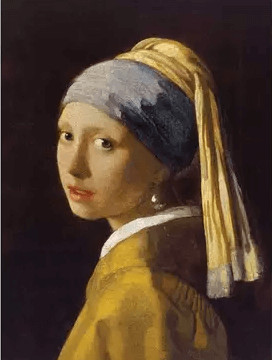 história da Pintura - Brinco - Vermeer