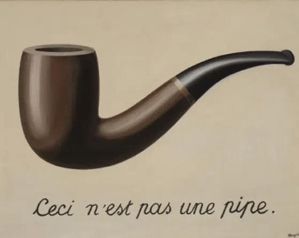 história da Pintura - Traição - Magritte