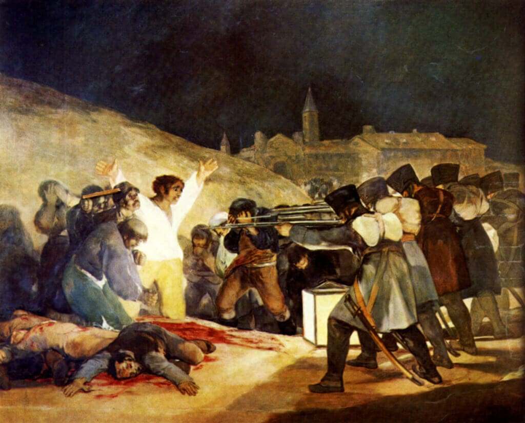 história da Pintura - Três de Maio - Goya