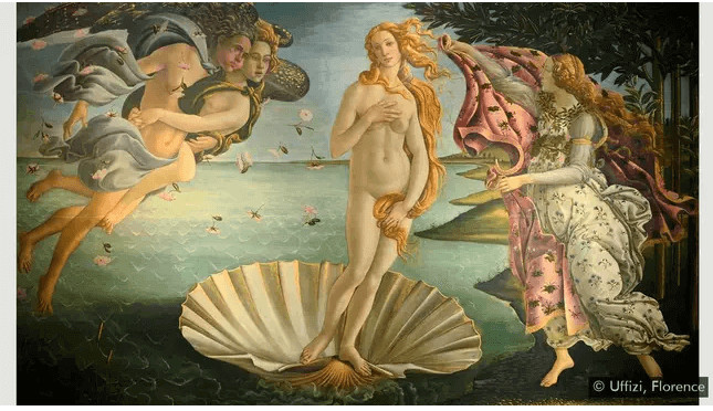 história da Pintura - Vênus - Botticelli