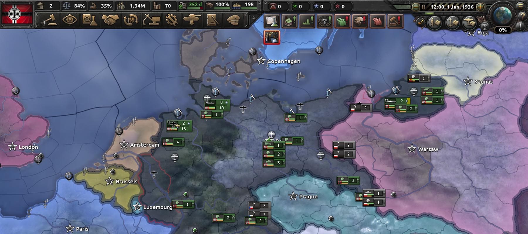Hearts of Iron IV game