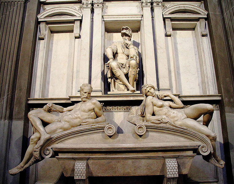 7 Obras mais famosas de Michelangelo - Tumba dos Médici