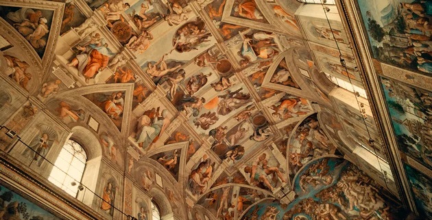 7 Obras mais famosas de Michelangelo - Abóbada da Capela Sistina