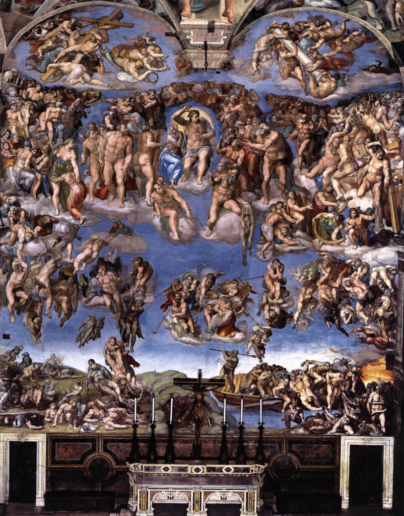 7 Obras mais famosas de Michelangelo - O Juízo Final