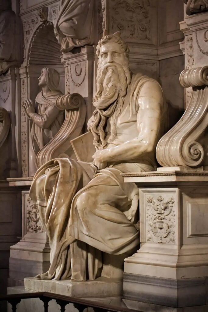 7 Obras mais famosas de Michelangelo - Moisés