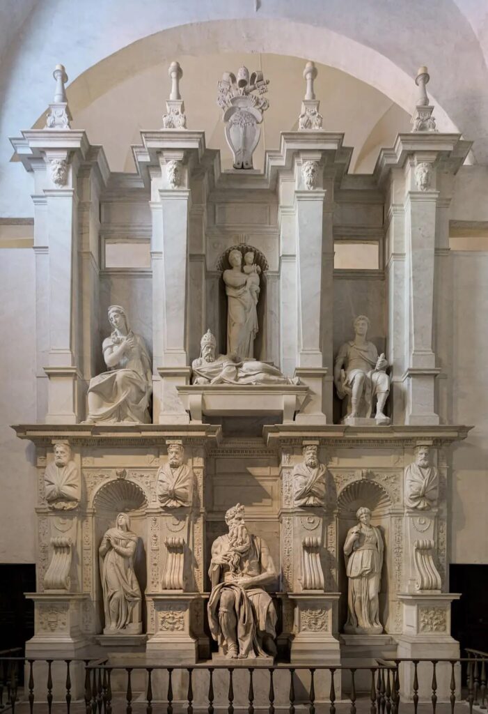 7 Obras mais famosas de Michelangelo - Tumba do Papa Júlio II