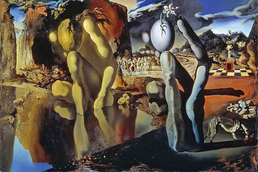 Salvador Dalí - Metamorfose de Narciso