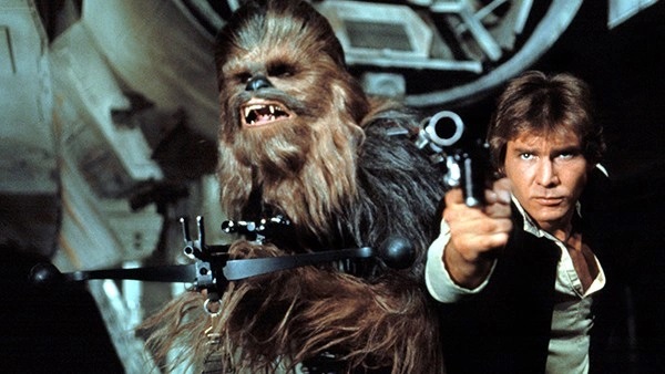 Os 10 principais personagens de Star Wars - Chewbacca & Han Solo