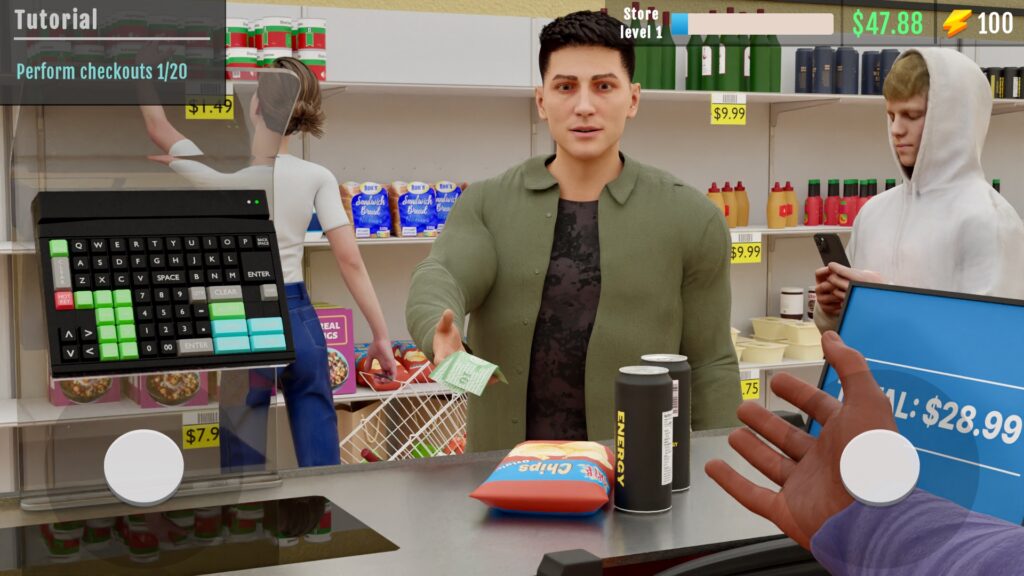 Simulador de Supermercado - Supermercado Gerente Simulador