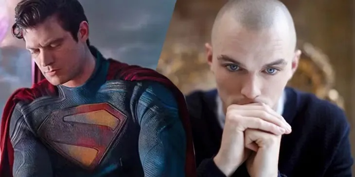 Superman (David Corenswet) e Lex Luthor (Nicholas Hoult)